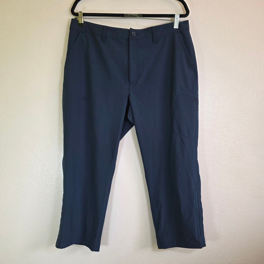 Eddie Bauer Stretch Ripstop Crop Pants Women’s Size 14 Elastic Hem